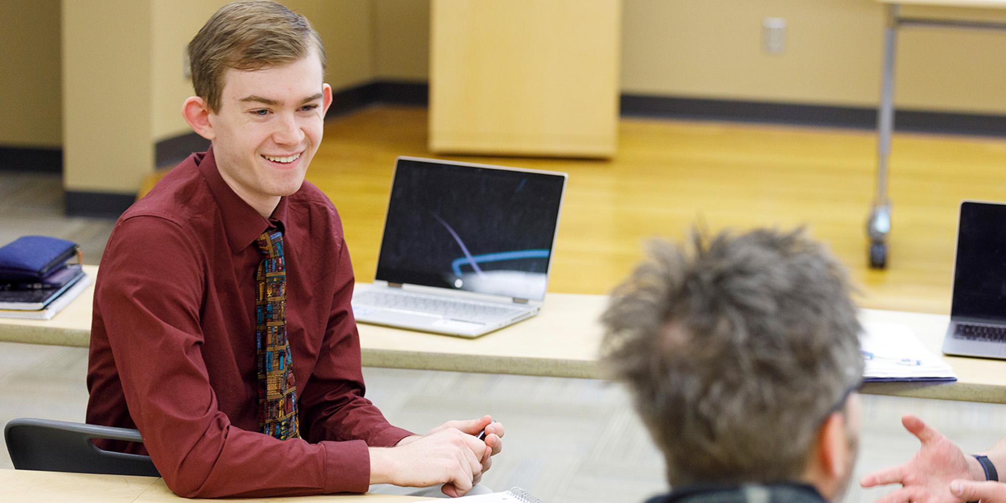 Male Student In Tie